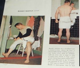 Mickey Mantle Feet (2 images)