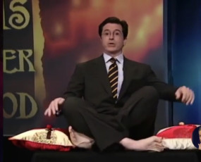 Stephen Colbert Feet (2 images)