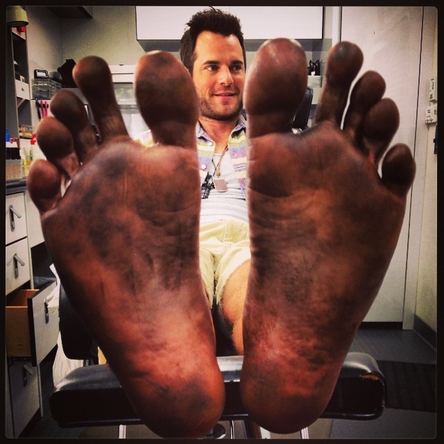 David De Lautour Feet