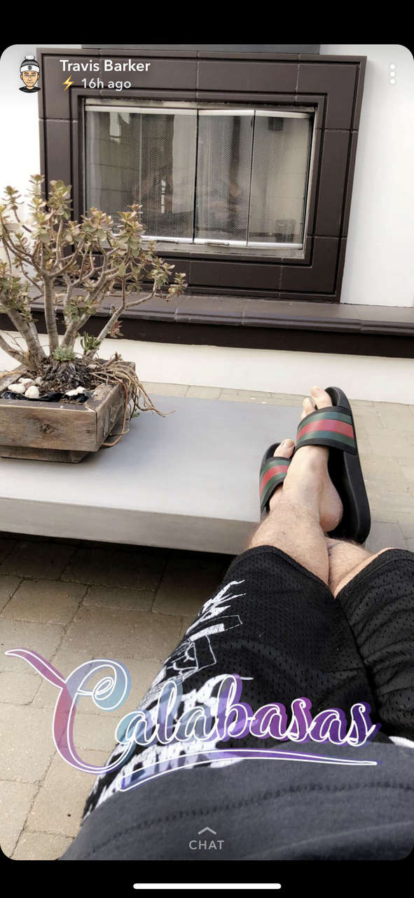 Travis Barker Feet