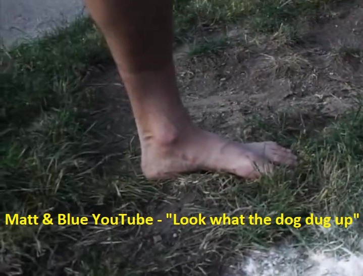 Blue Hamilton Feet