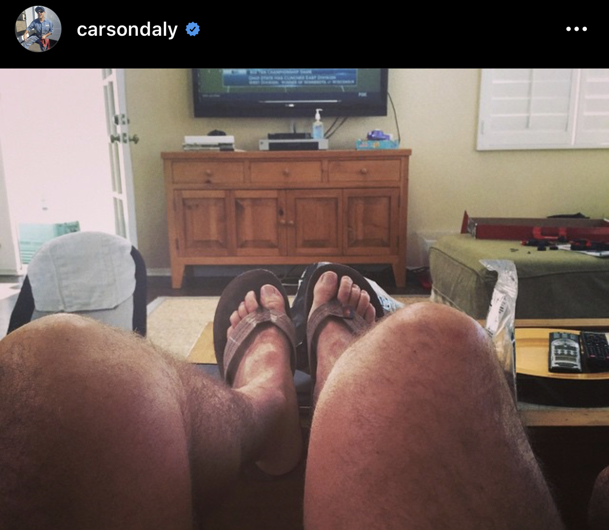 Carson Daly Feet