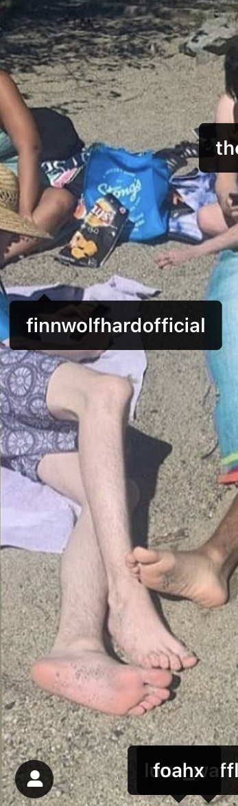 Finn Wolfhard Feet