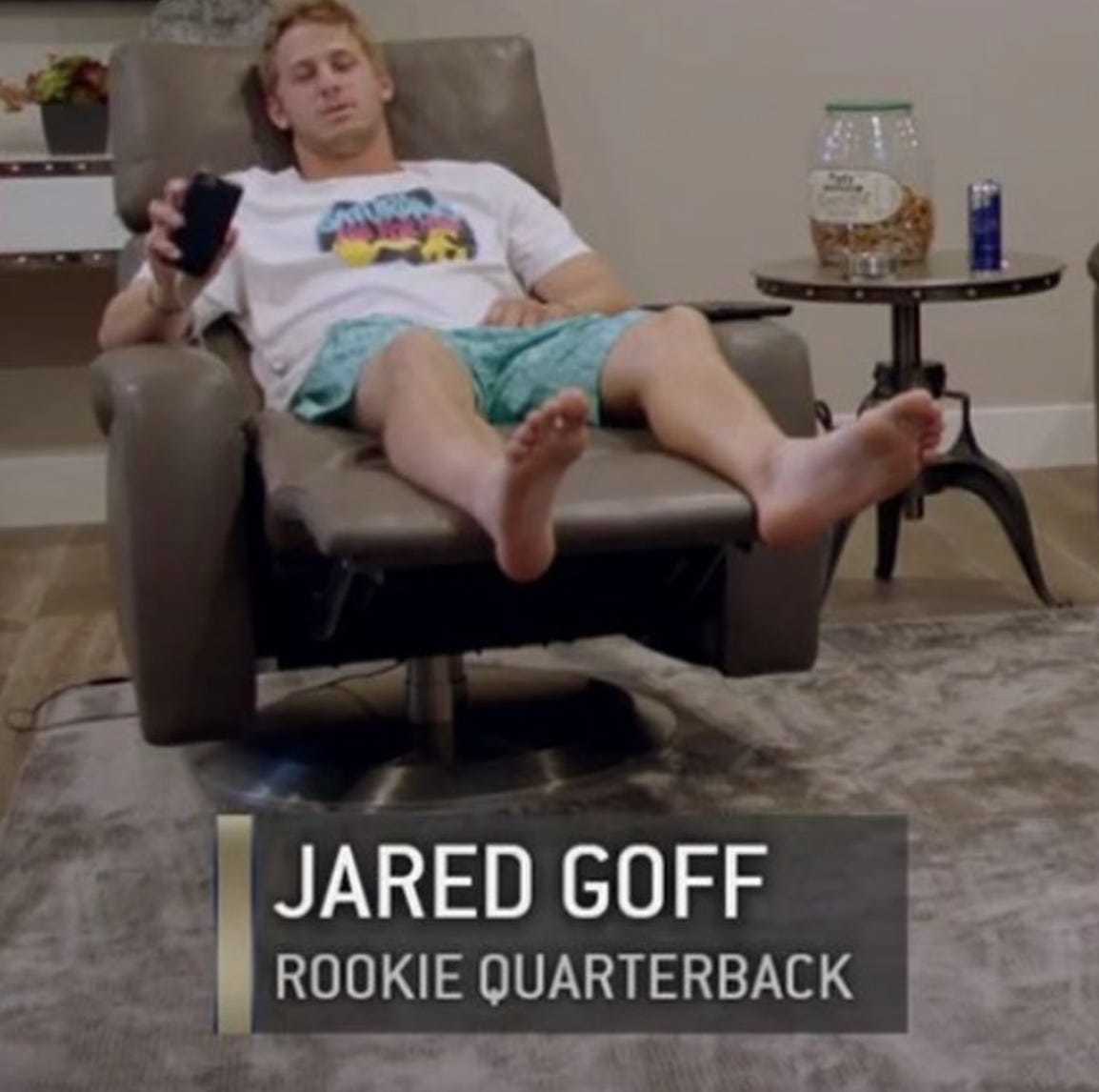 Jared Goff Feet