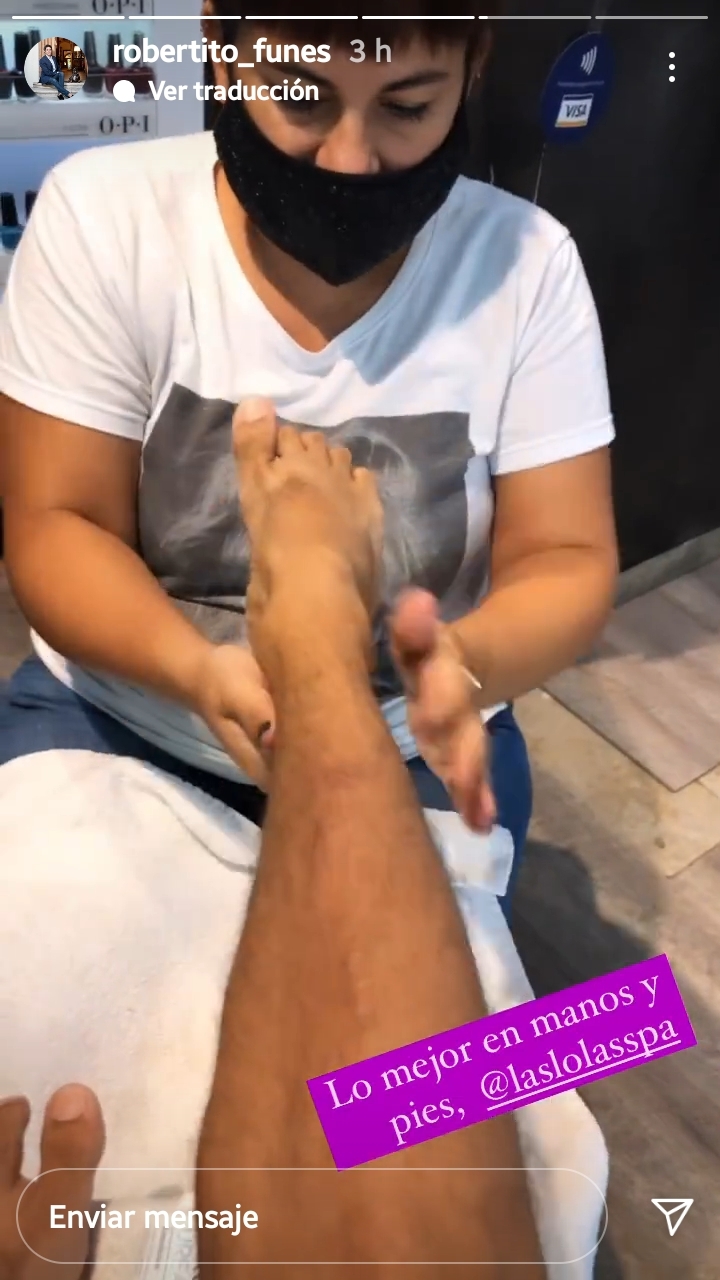Roberto Funes Feet